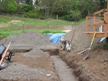Gravel Leveled - 4/26/2009
